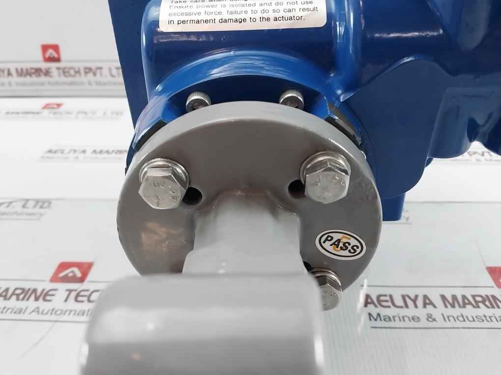 Hkc Hq-0083500100 Electric Part Turn Actuator Flanged W/butterfly Valve 80 Nm