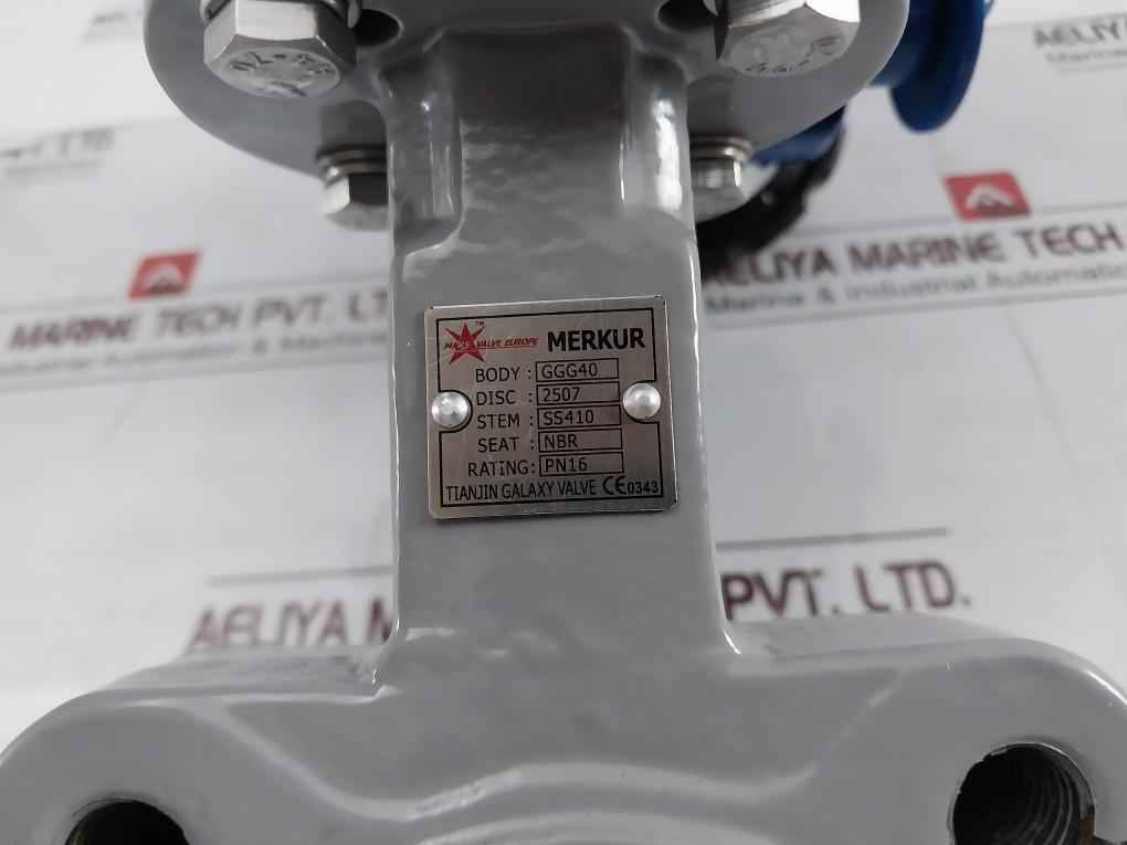 Hkc Hq-0083500100 Electric Part Turn Actuator Flanged W/butterfly Valve 80 Nm