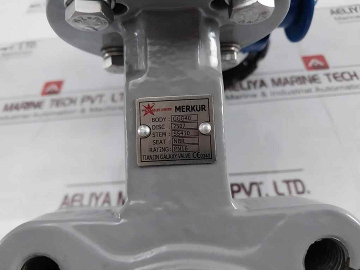 Hkc Hq-0083500100 Electric Part Turn Actuator Flanged W/butterfly Valve 80 Nm