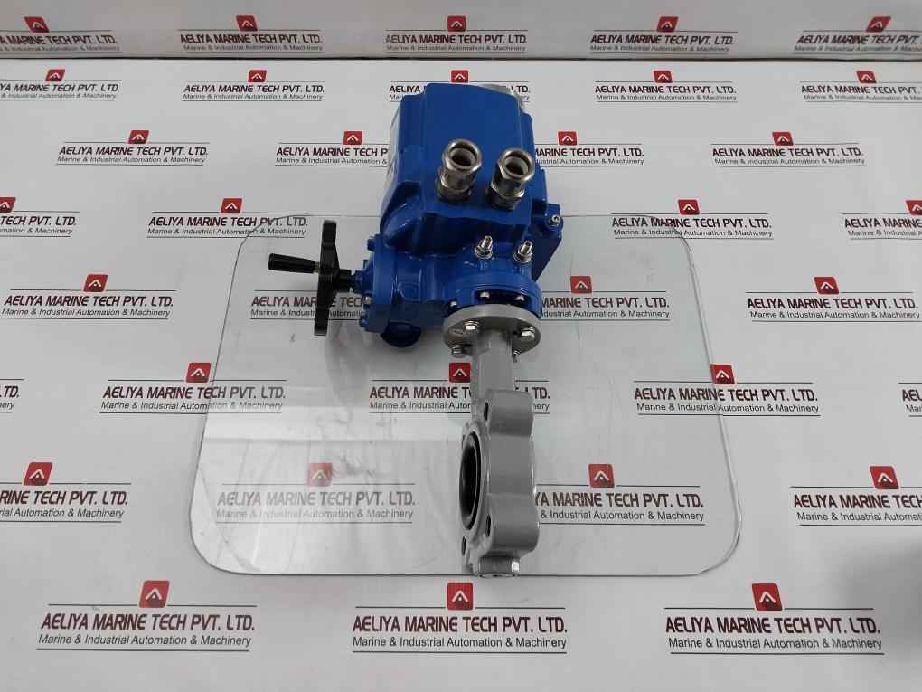 Hkc Hq-0083500100 Electric Part Turn Actuator Flanged W/butterfly Valve 80 Nm
