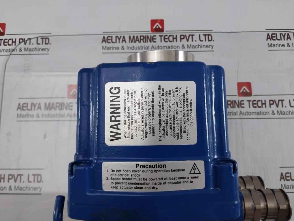 Hkc Hq-0083500100 Electric Part Turn Actuator Flanged W/butterfly Valve 80 Nm
