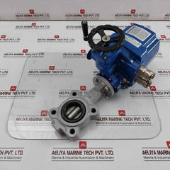 Hkc Hq-0083500100 Electric Part Turn Actuator Flanged W/butterfly Valve 80 Nm