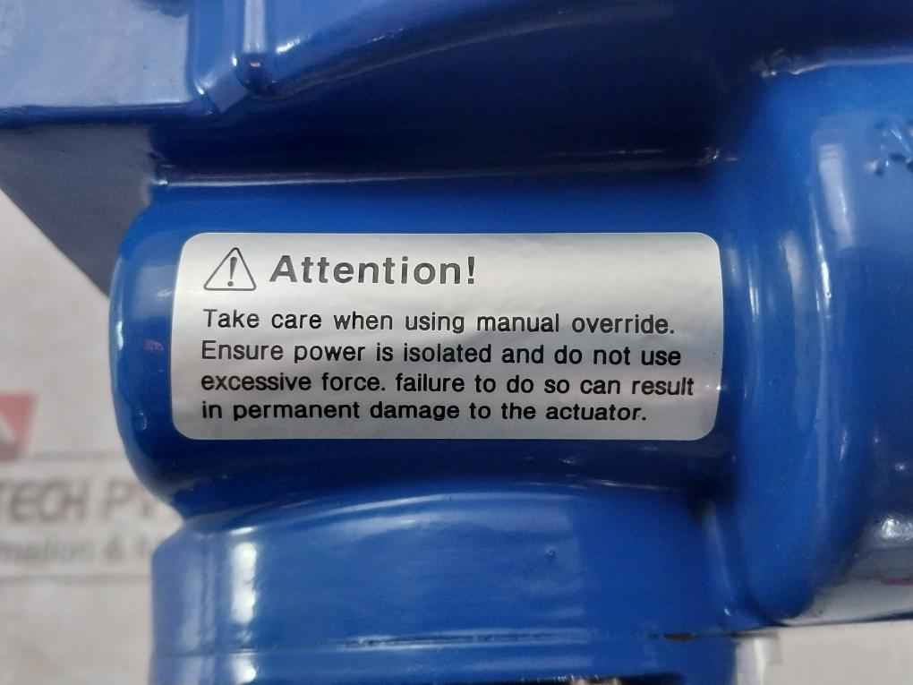 Hkc Hq-0083500100 Electric Part Turn Actuator Flanged W/butterfly Valve