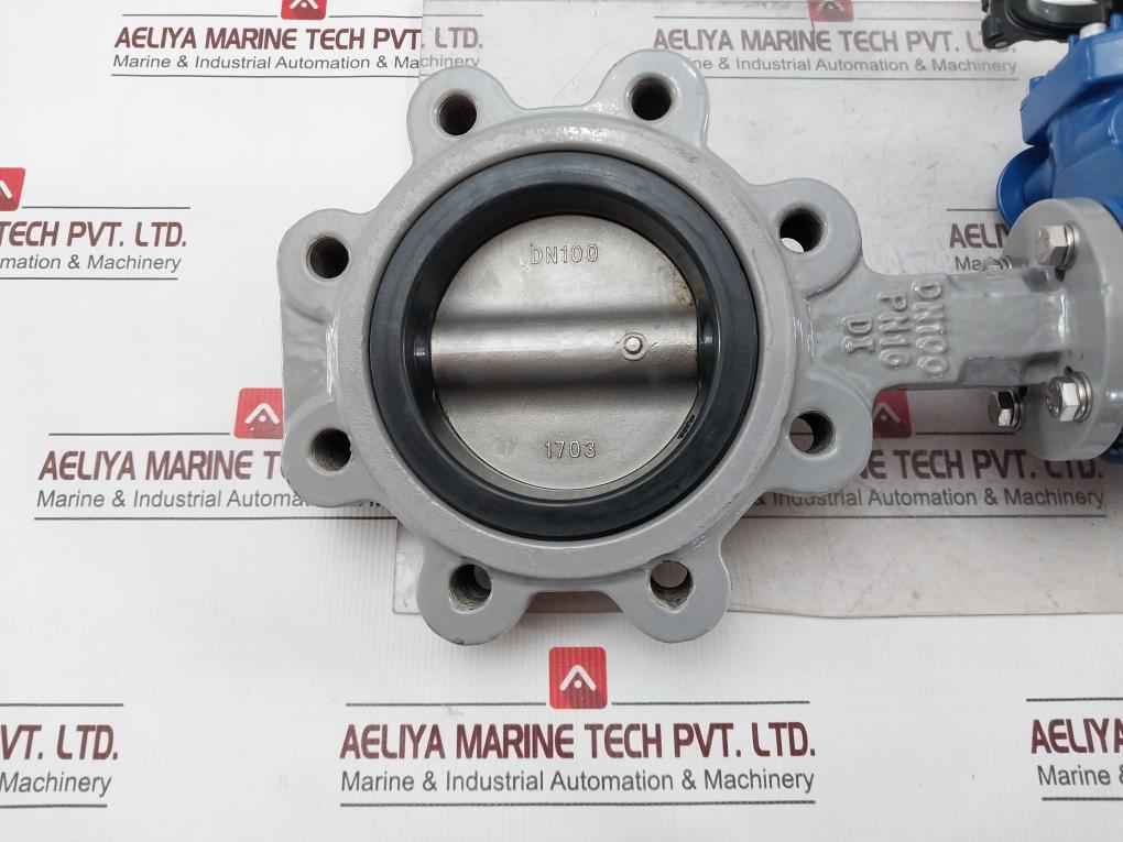 Hkc Hq-0083500100 Electric Part Turn Actuator Flanged W/butterfly Valve