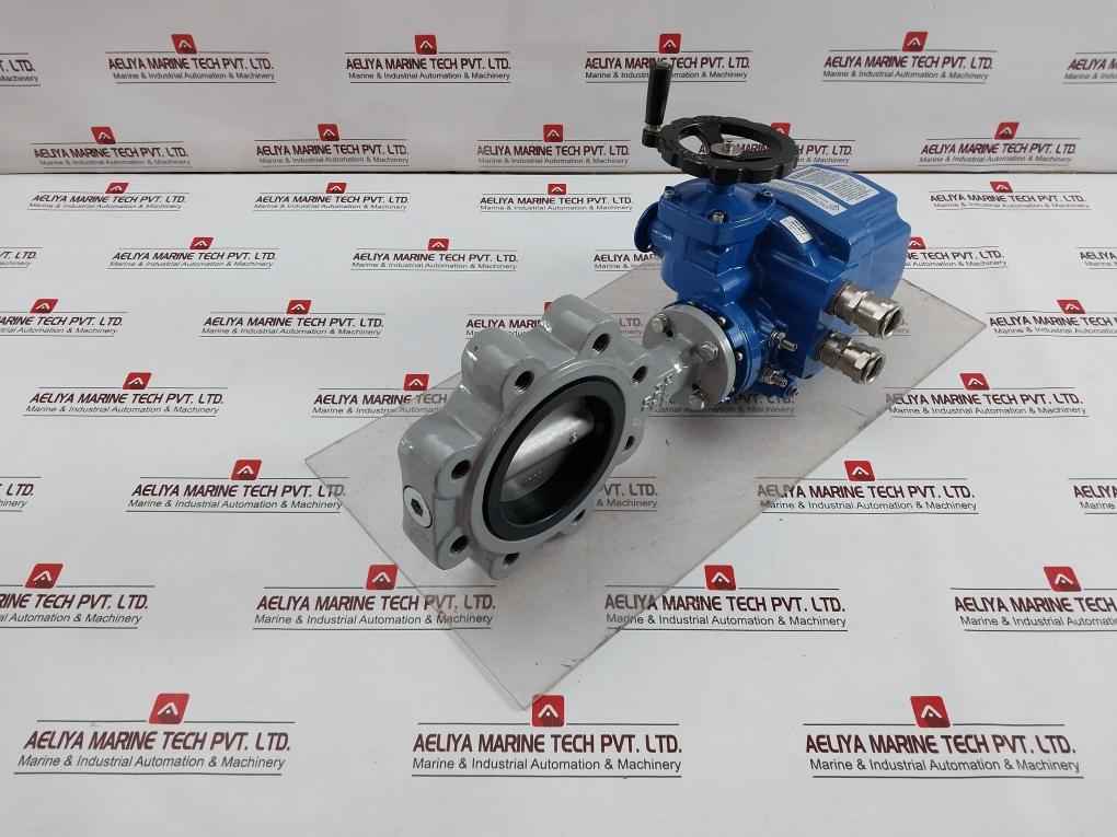 Hkc Hq-0083500100 Electric Part Turn Actuator Flanged W/butterfly Valve