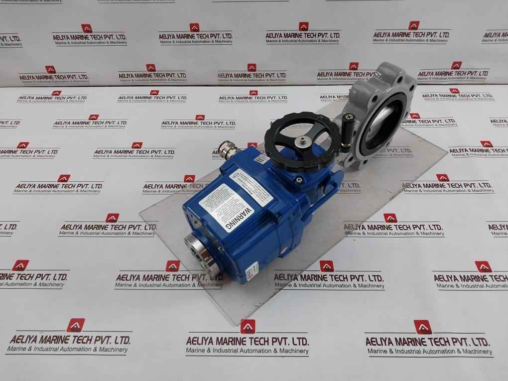 Hkc Hq-0083500100 Electric Part Turn Actuator Flanged W/butterfly Valve