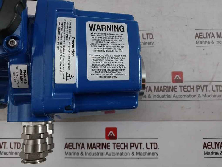 Hkc Hq-0083500100 Electric Part Turn Actuator Flanged W/butterfly Valve