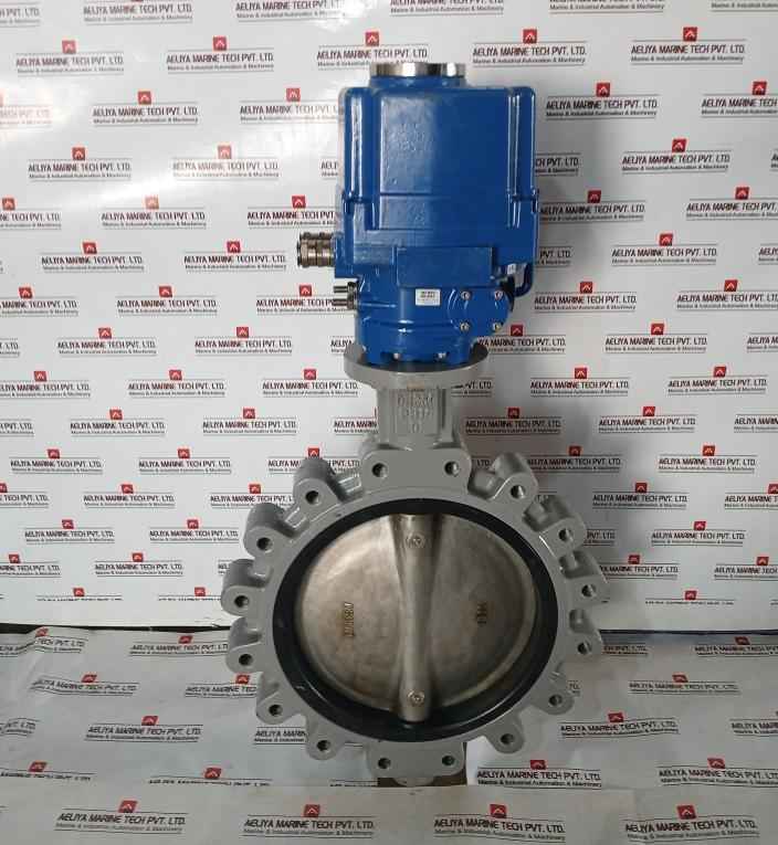 Hkc Hq-0603500000 Electric Part Turn Actuator Flanged W/ Butterfly Valve 590Nm