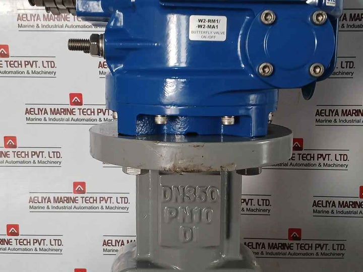 Hkc Hq-0603500000 Electric Part Turn Actuator Flanged W/ Butterfly Valve 590Nm