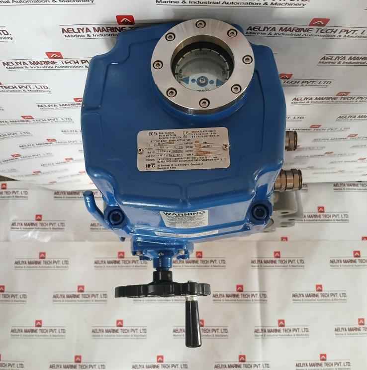 Hkc Hq-0603500000 Electric Part Turn Actuator Flanged W/ Butterfly Valve 590Nm