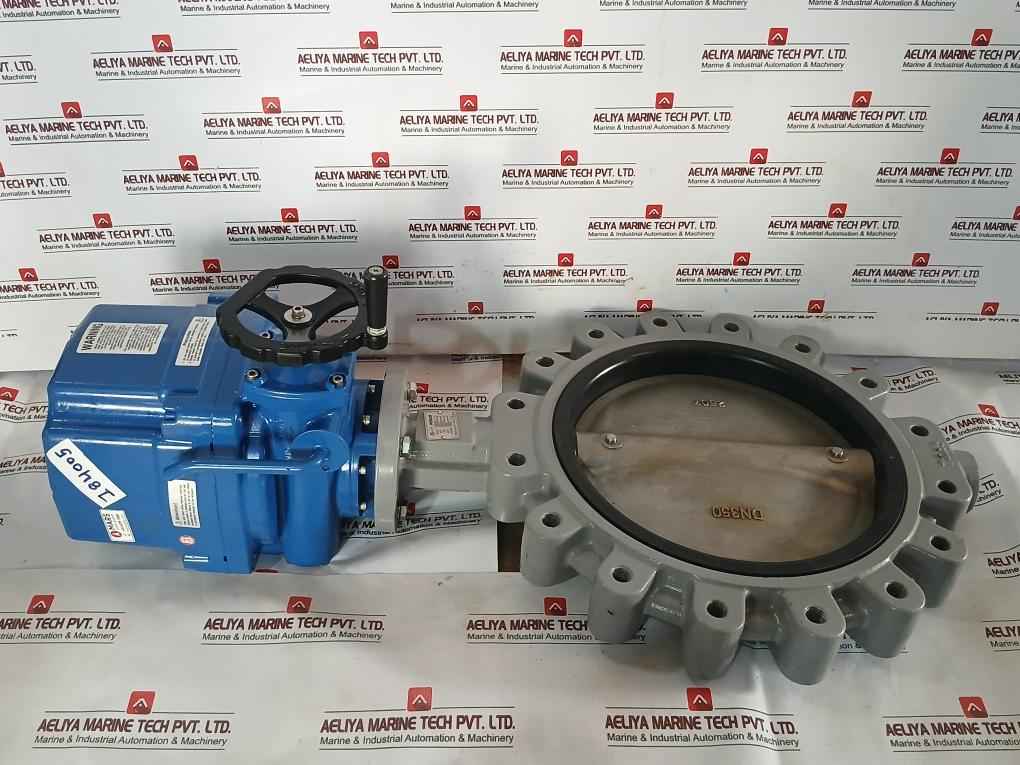 Hkc Hq-0603500000 Electric Part Turn Actuator Flanged W/ Butterfly Valve 590Nm