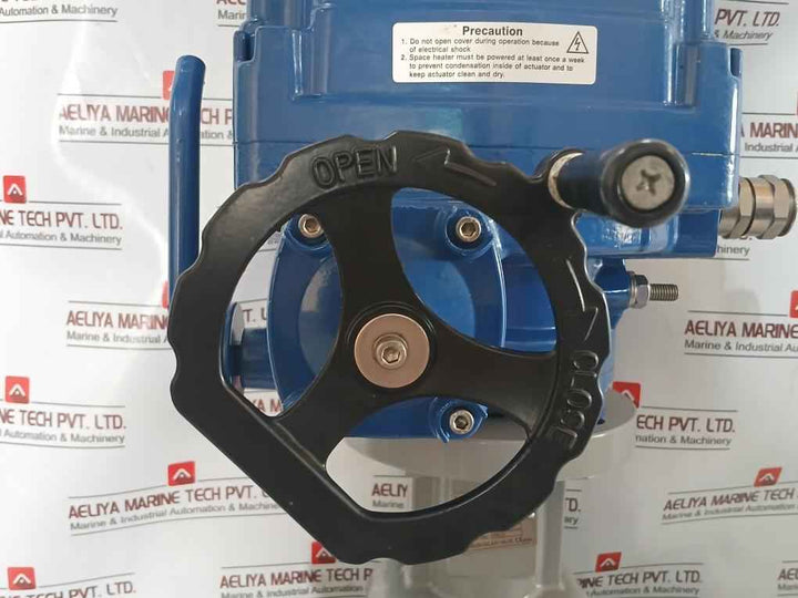 Hkc Hq-0603500000 Electric Part Turn Actuator Flanged W/ Butterfly Valve 590Nm