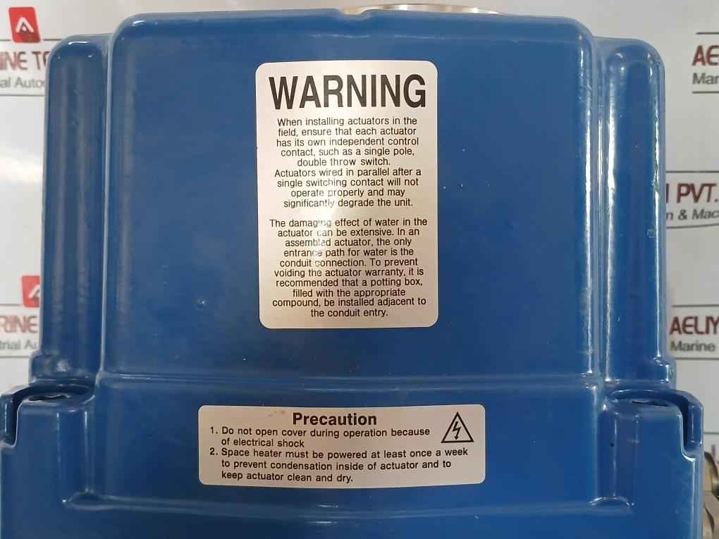 Hkc Hq-0603500000 Electric Part Turn Actuator Flanged W/ Butterfly Valve 590Nm