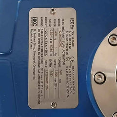 Hkc Hq-0603500000 Electric Part Turn Actuator Flanged W/ Butterfly Valve Dn350