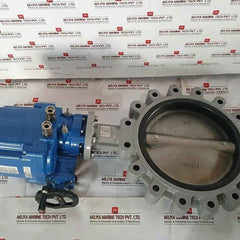 Hkc Hq-0603500000 Electric Part Turn Actuator Flanged W/ Butterfly Valve Dn350