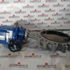 Hkc Hq-0603500000 Electric Part Turn Actuator Flanged W/ Butterfly Valve Dn350