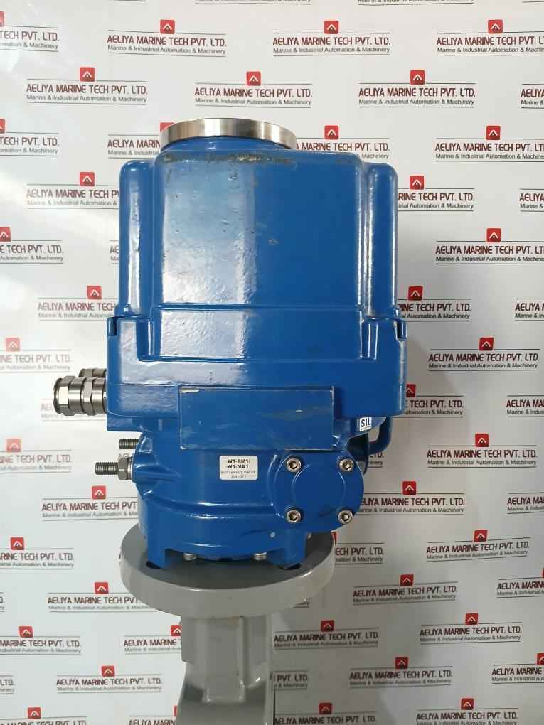 Hkc Hq-0603500000 Electric Part Turn Actuator Flanged W/ Butterfly Valve Dn350