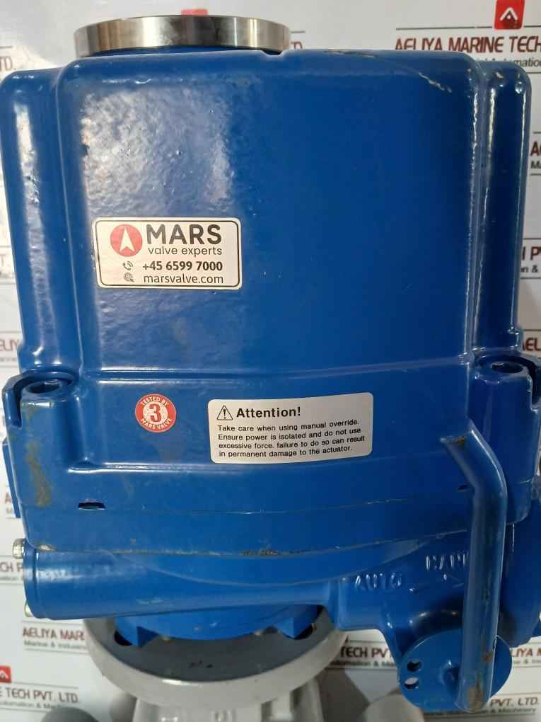 Hkc Hq-0603500000 Electric Part Turn Actuator Flanged W/ Butterfly Valve Dn350