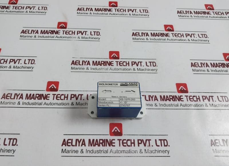 Hlplanar Technik Ns-15/pi-260 Single Axis Inclinometer +/-15°