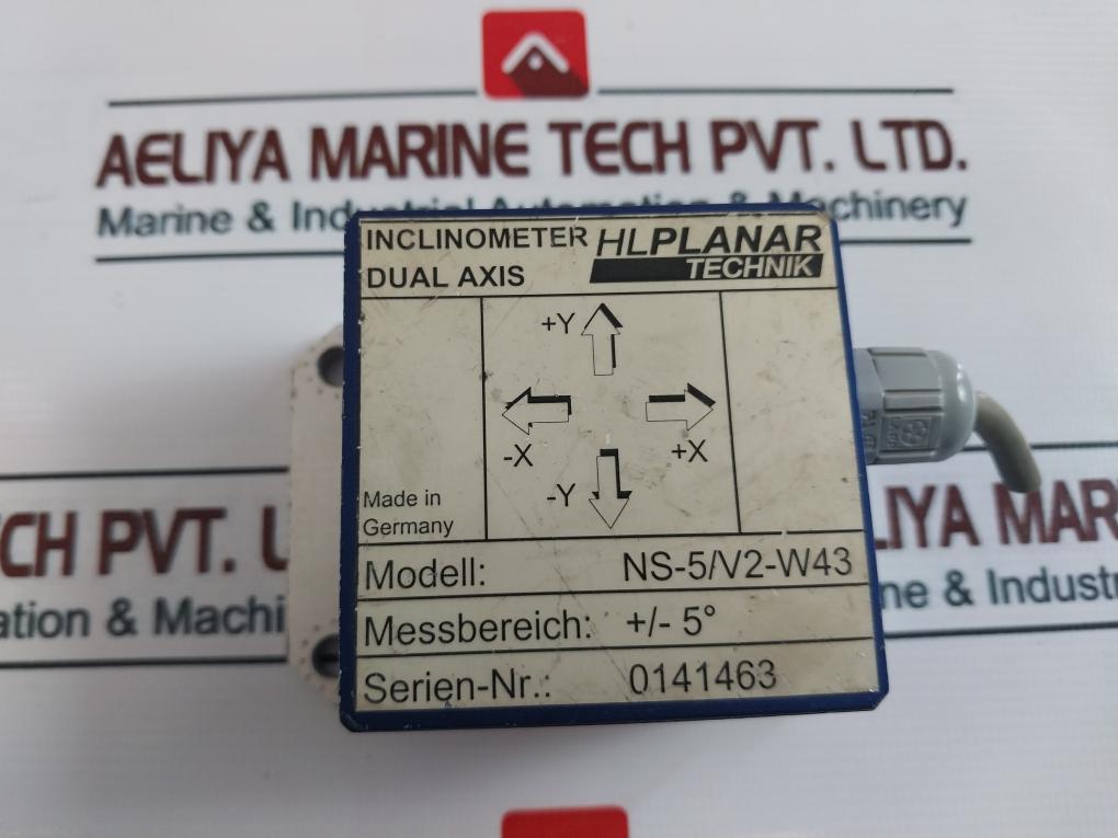 Hlplanar Technik Ns-5/V2-w43 Dual Axis Inclinometer 9150064-651C