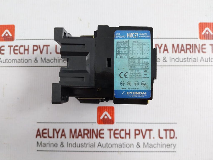 Hmc27-W11-3-pole-Ac-Magnetic-Contactor-55A-200V-50Hz-Hyundai-208480-6