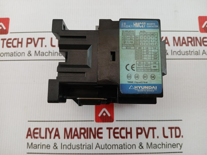 Hmc 27 W 11 Magnetic Contactor 1000V/55A Hyundai
