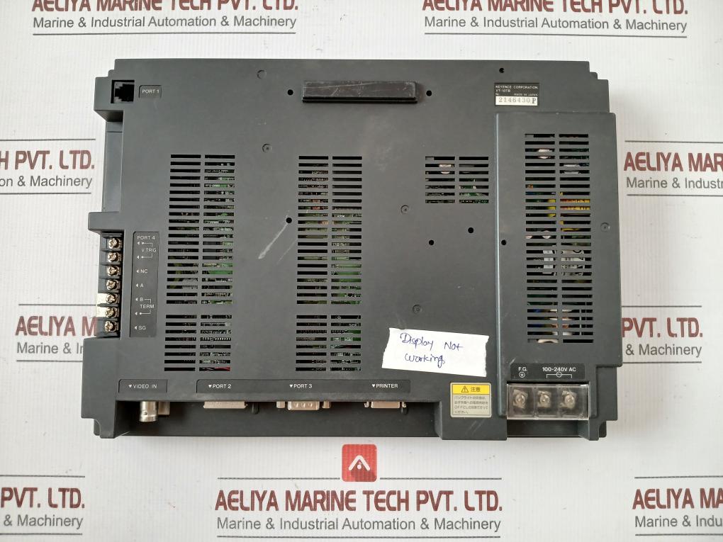 Hmi Display Panel 100-240V Ac Keyence Vt-10Tb (Display Not Working)