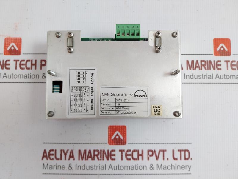 Hmi Interface Module Rev 1.9 Man B&W 3171197-4
