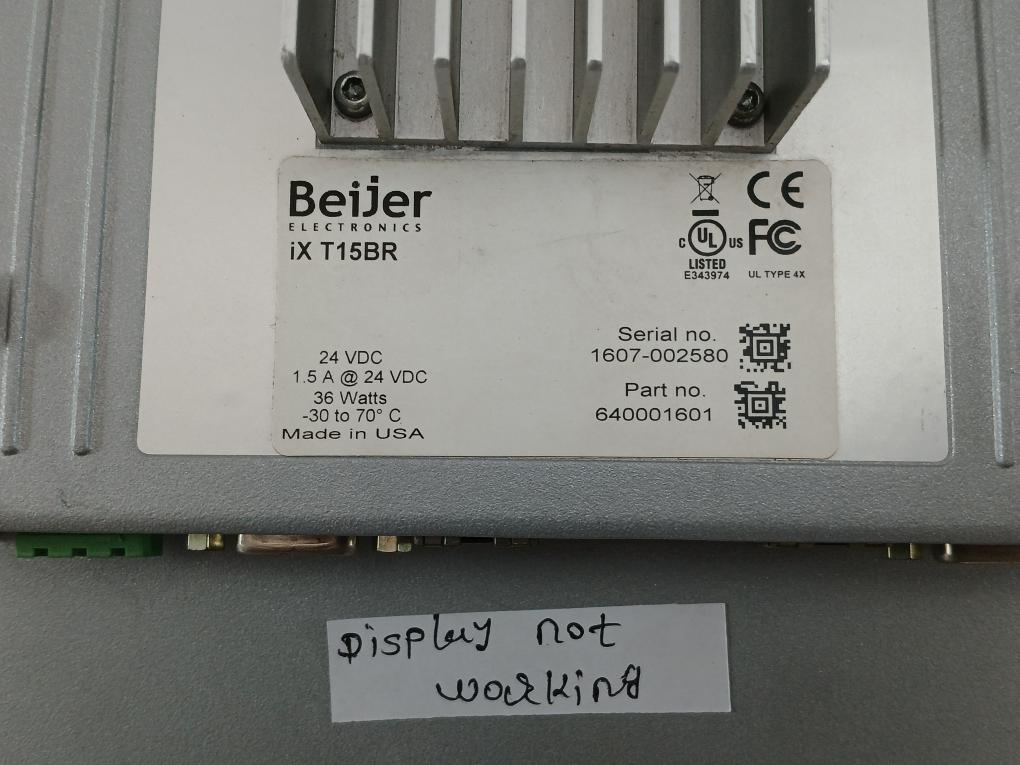 Hmi Panel Ix T15Br Alfa Laval 1.5A 24Vdc Ip20