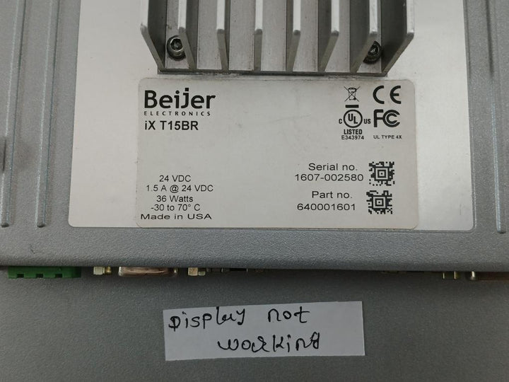 Hmi Panel Ix T15Br Alfa Laval 1.5A 24Vdc Ip20