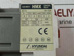 Hmx 22 Control Relay Hyundai 50-60Hz 400-440V