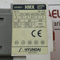 Hmx 22 Control Relay Hyundai 50-60Hz 400-440V