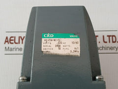 Ho-25A-nc-fl Ckd Ac220V 50/60Hz 0.3Mpa Solenoid Valve