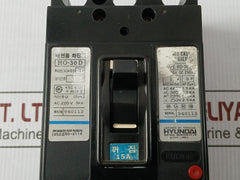 Ho-30D 3P Molded Case Circuit Breaker 15A Hyundai