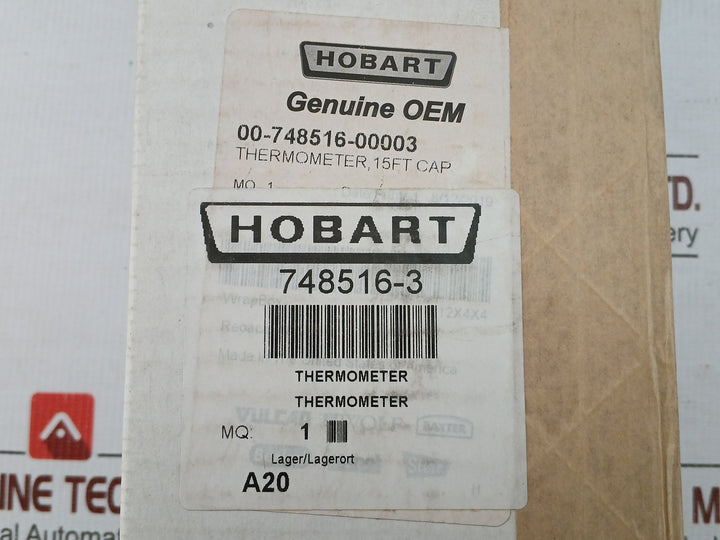 Hobart 15-foot Capillary Tube Temperature Indicator 4.5 Meter 00-748516-00003