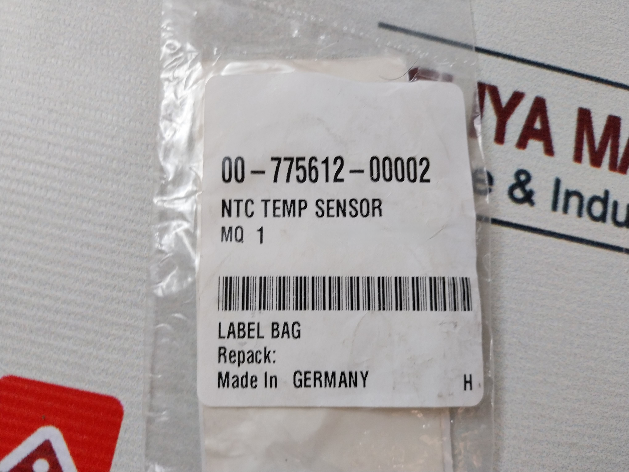 Hobart 775612-2 Ntc Temperature Sensor Probe 007400
