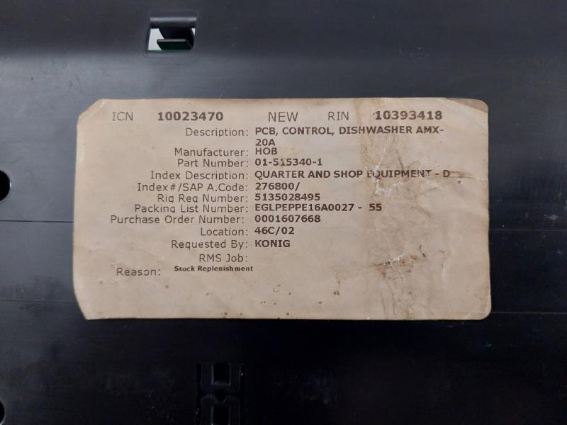 Hobart Control Pcb Board 01-515340-1 Part No 01-515340-001