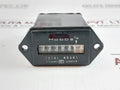 Hobbs 20028 Hour Meter Elapsed Time Indicator 120Vac 50Hz .030 Amps 1/10