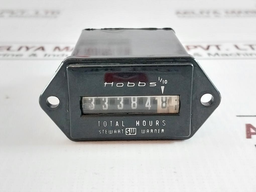 Hobbs 20028 Hour Meter Elapsed Time Indicator 120Vac 50Hz .030 Amps 1/10
