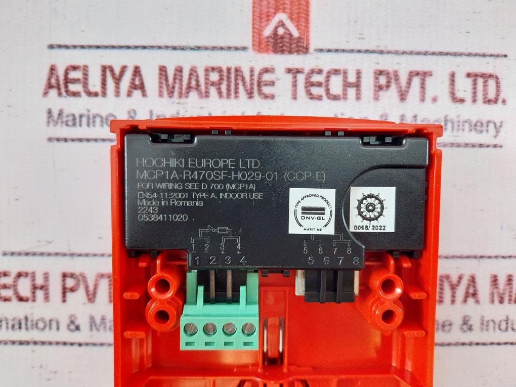 Hochiki Mcp1A-r470Sf-h029-01 (Ccp-e) Indoor Manual Call Point