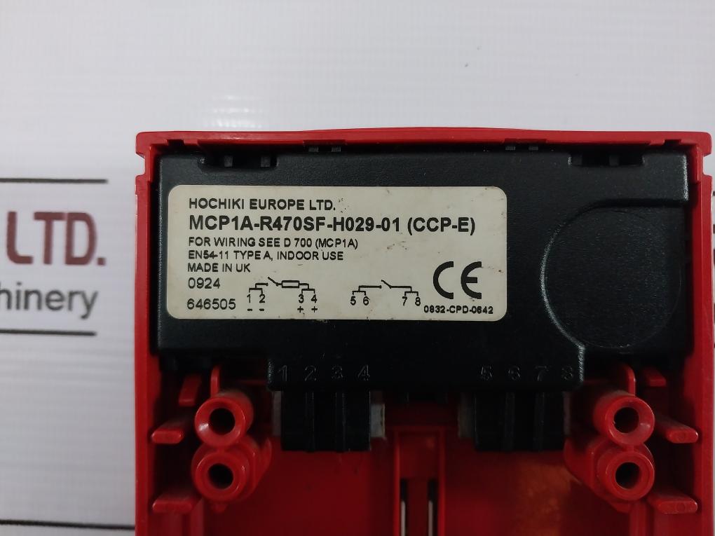 Hochiki Mcp1A-r470Sf-h029-01 (Ccp-e) Manual Call Point