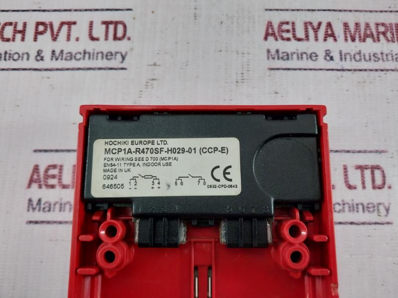 Hochiki Mcp1A-r470Sf-h029-01 (Ccp-e) Manual Call Point En54-11 Type A