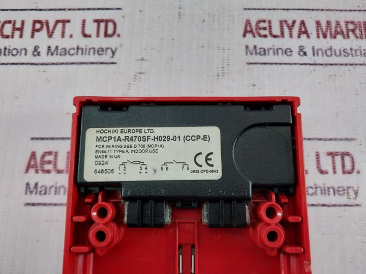 Hochiki Mcp1A-r470Sf-h029-01 (Ccp-e) Manual Call Point En54-11 Type A