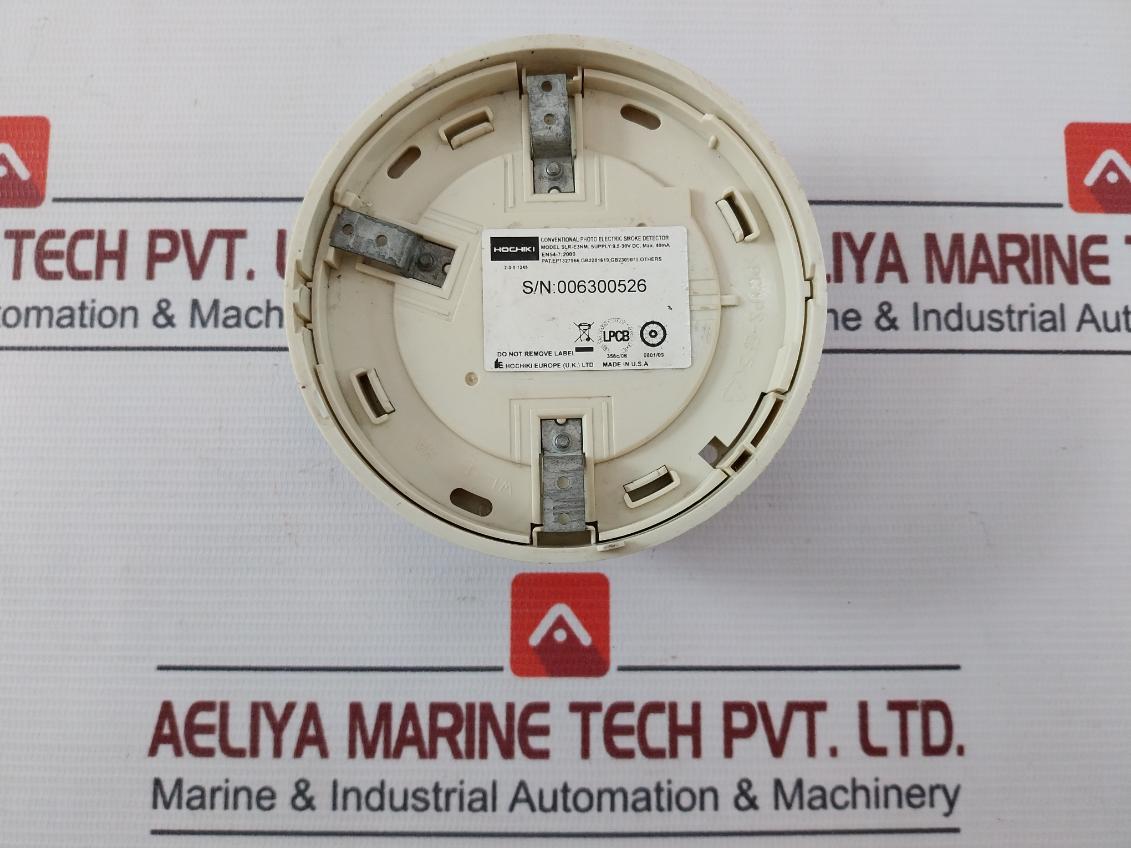 Hochiki Slr-e3Nm Conventional Photo Electric Smoke Detector 9.5-30Vdc Max 40Ma