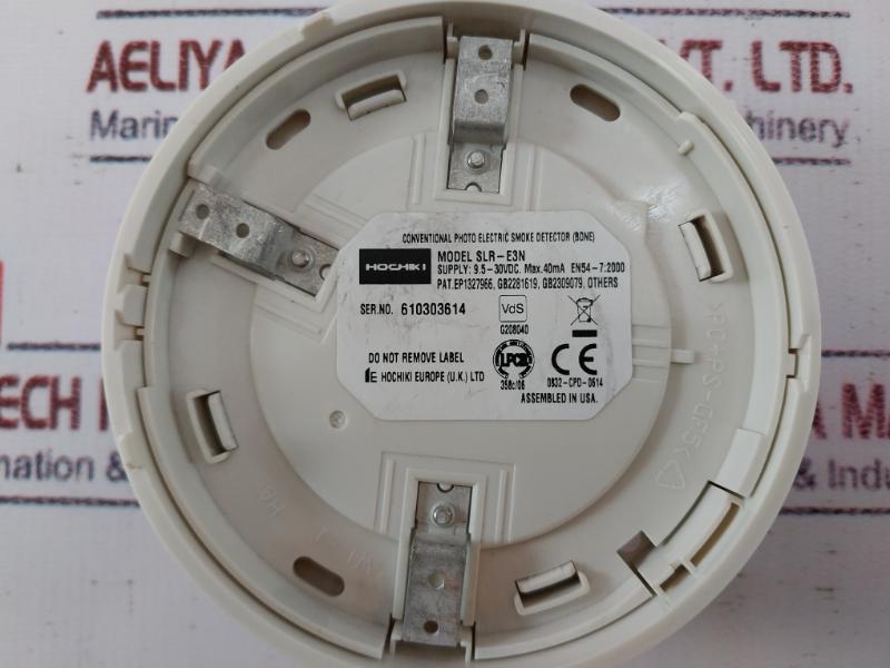 Hochiki Slr-e3n Conventional Photo Electric Smoke Detector 9.5-30vdc 40ma