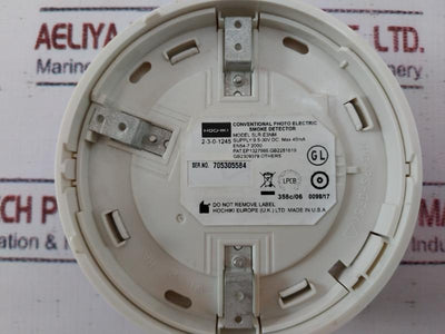 Hochiki Slr-e3nm Conventional Photo Electric Smoke Detector 9.5-30v Dc