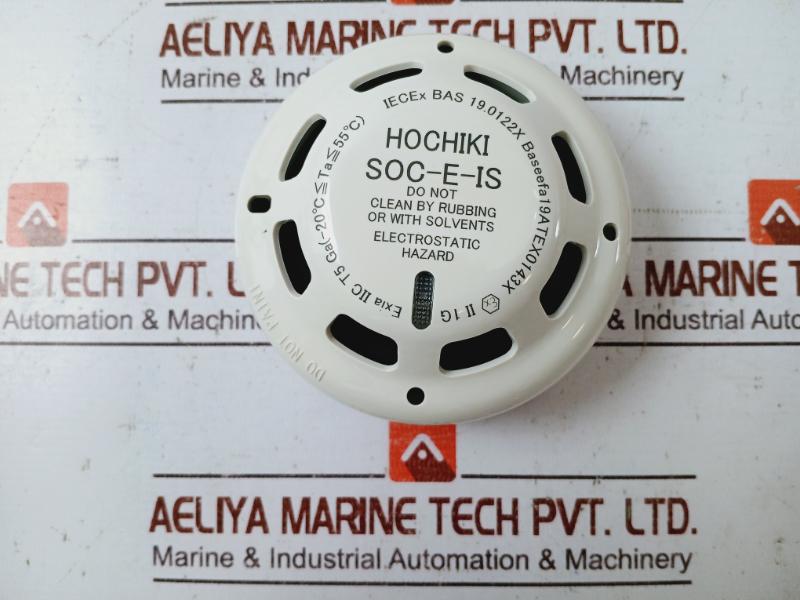 Hochiki Soc-e-is Conventional Intrinsically Safe Photoelectric Smoke Detector