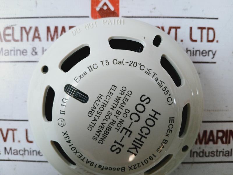 Hochiki Soc-e-is Conventional Intrinsically Safe Photoelectric Smoke Detector