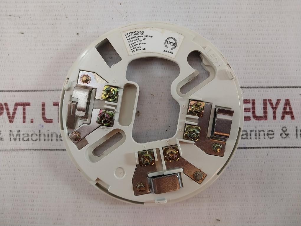 Hochiki Ybn-r/6 Conventional Detector Mounting Base 2-3-0-501