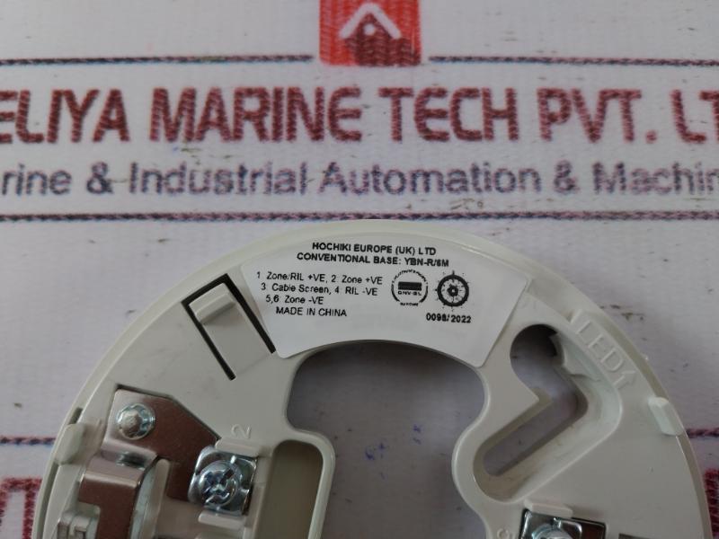 Hochiki Ybn-r/6m Marine Conventional Electronics Mounting Base 000-836
